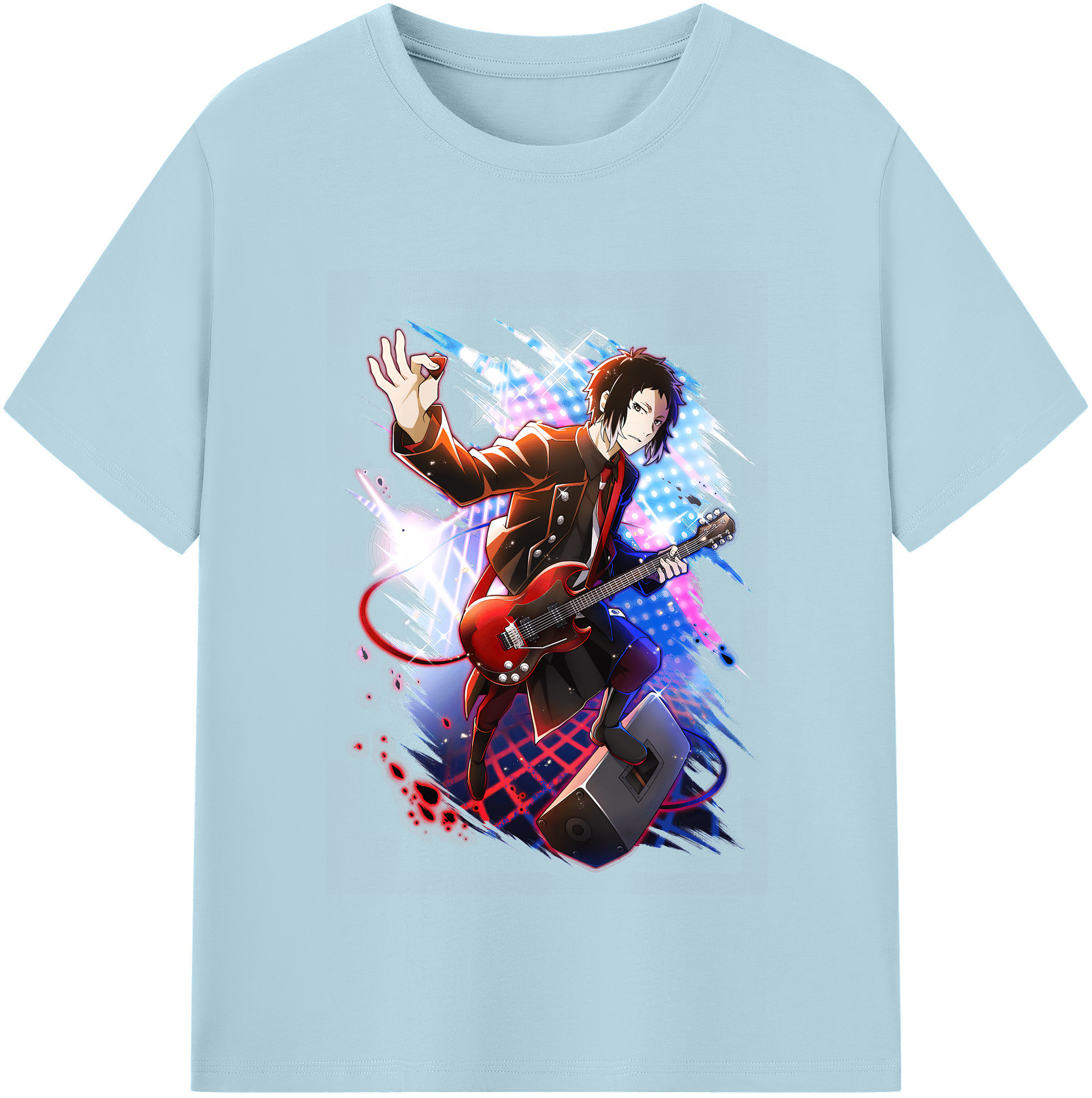（画像用） 文豪ストレイドッグス Bungo Stray Dogs 綿100％半袖Tシャツ（フロントプリント）